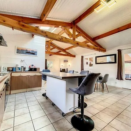 Vakantiehuis Maison Tout Inclus Avec Jacuzzi A 800m Du Bassin Lanton